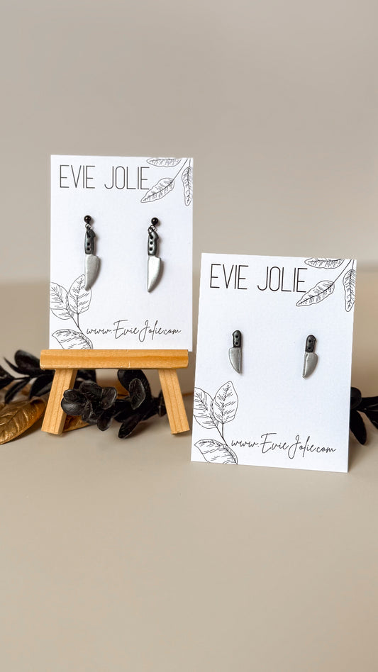 Butcher Knife | Dangles + Studs