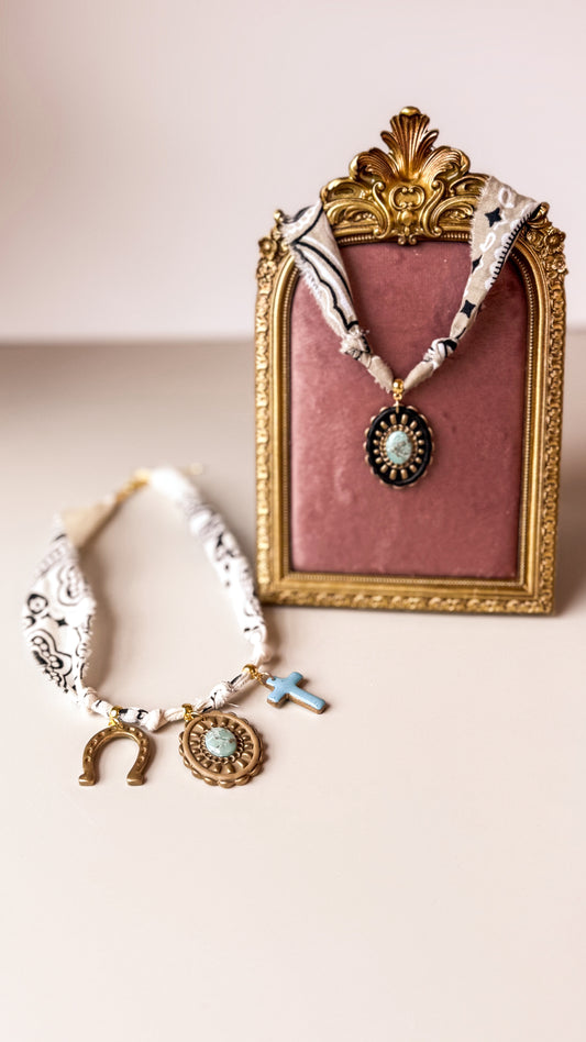 Bandana Charm Necklaces