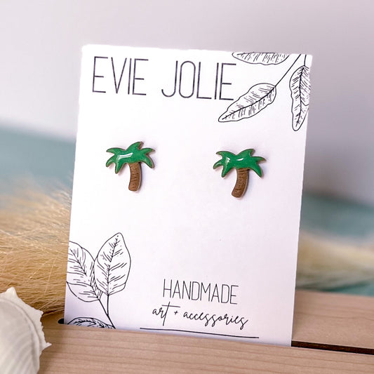 Palm Tree Studs