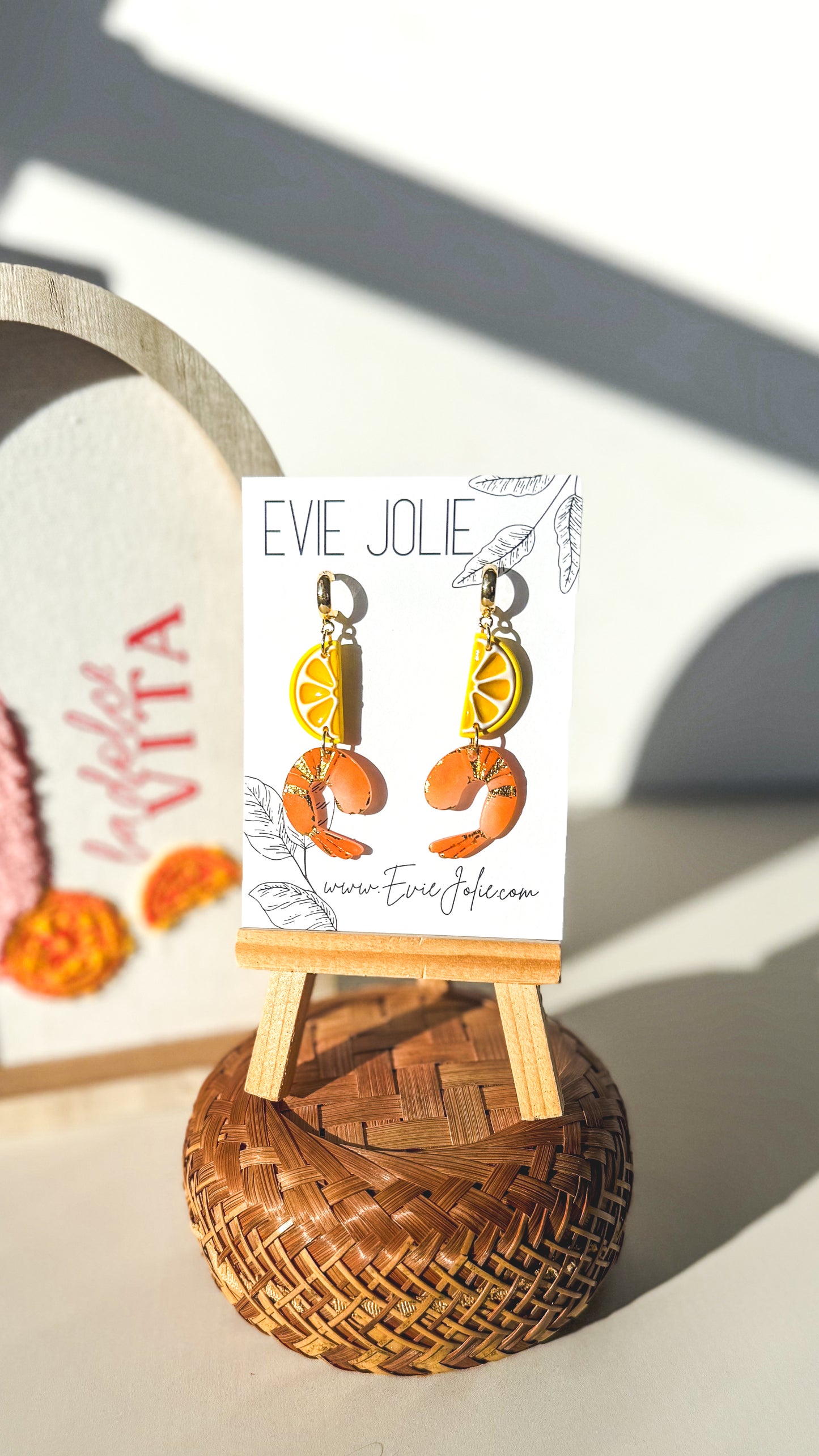 Shimmer Shrimp Cocktail Chic | Dangles