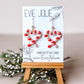 Candy Cane Hearts | Dangle