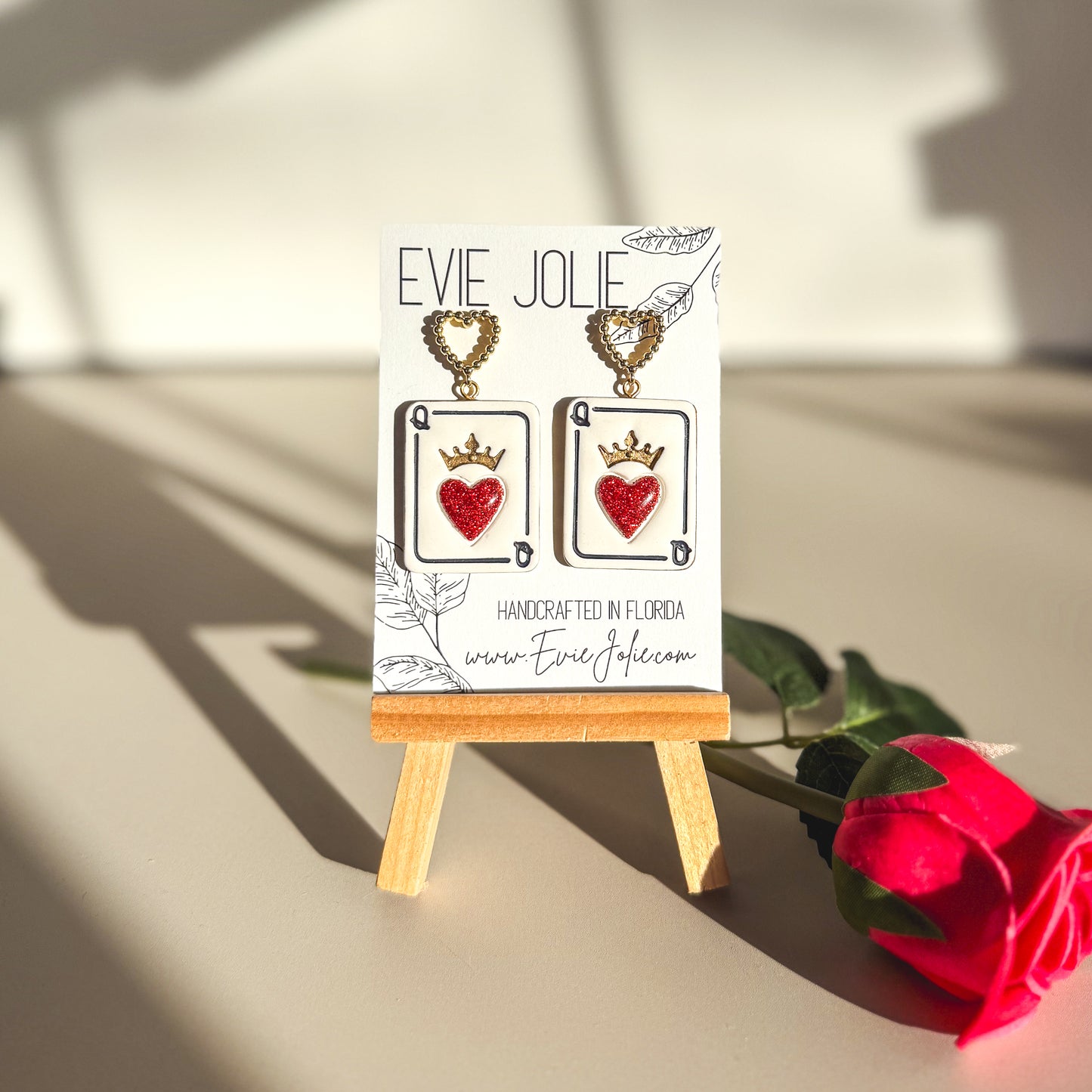 Queen of Hearts Dangle