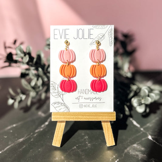 Trio Pumpkins | Hot Pink