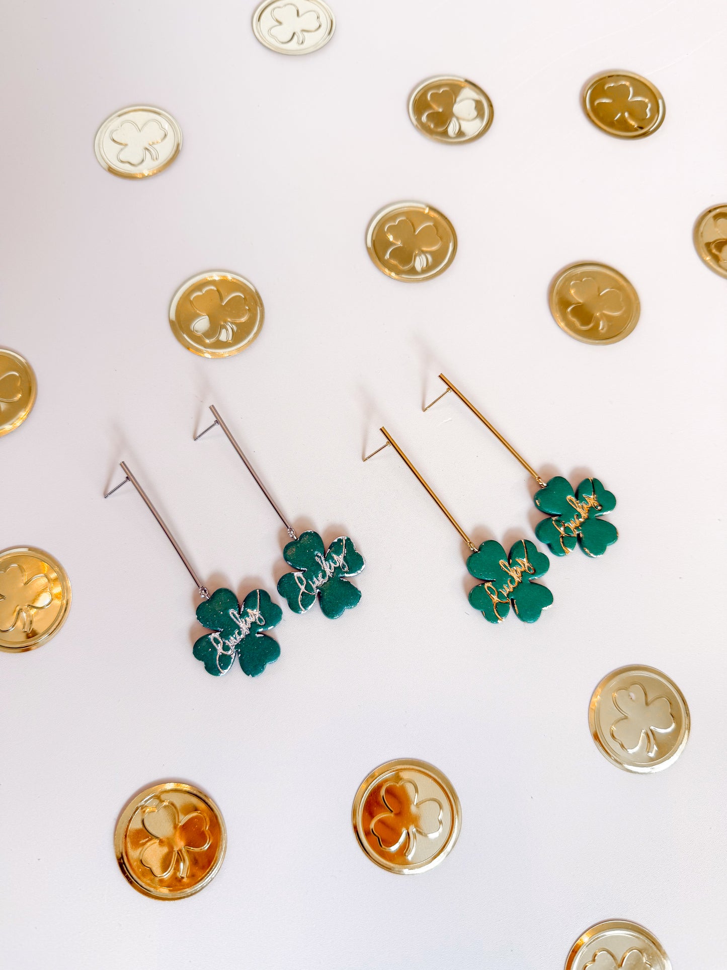 Lucky Clover Dangles