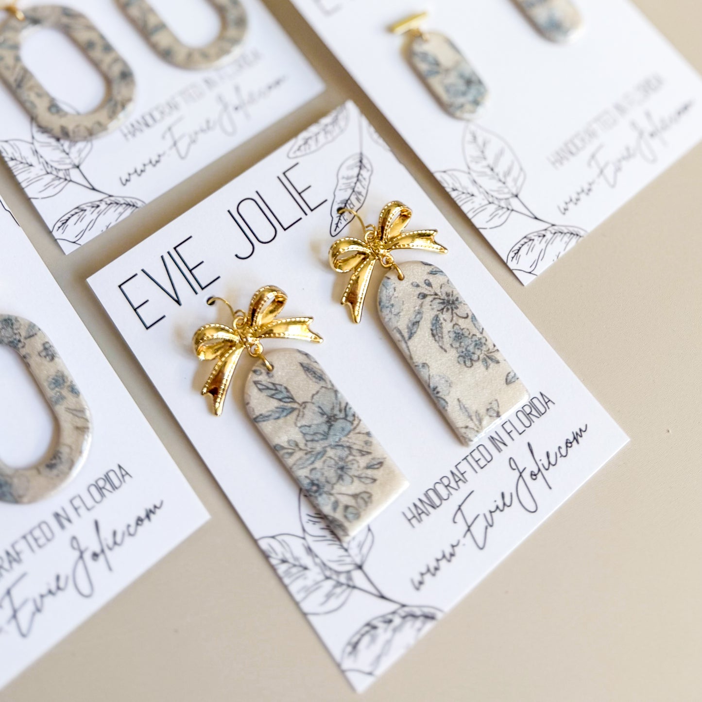 Blue Floral Shimmer Collection