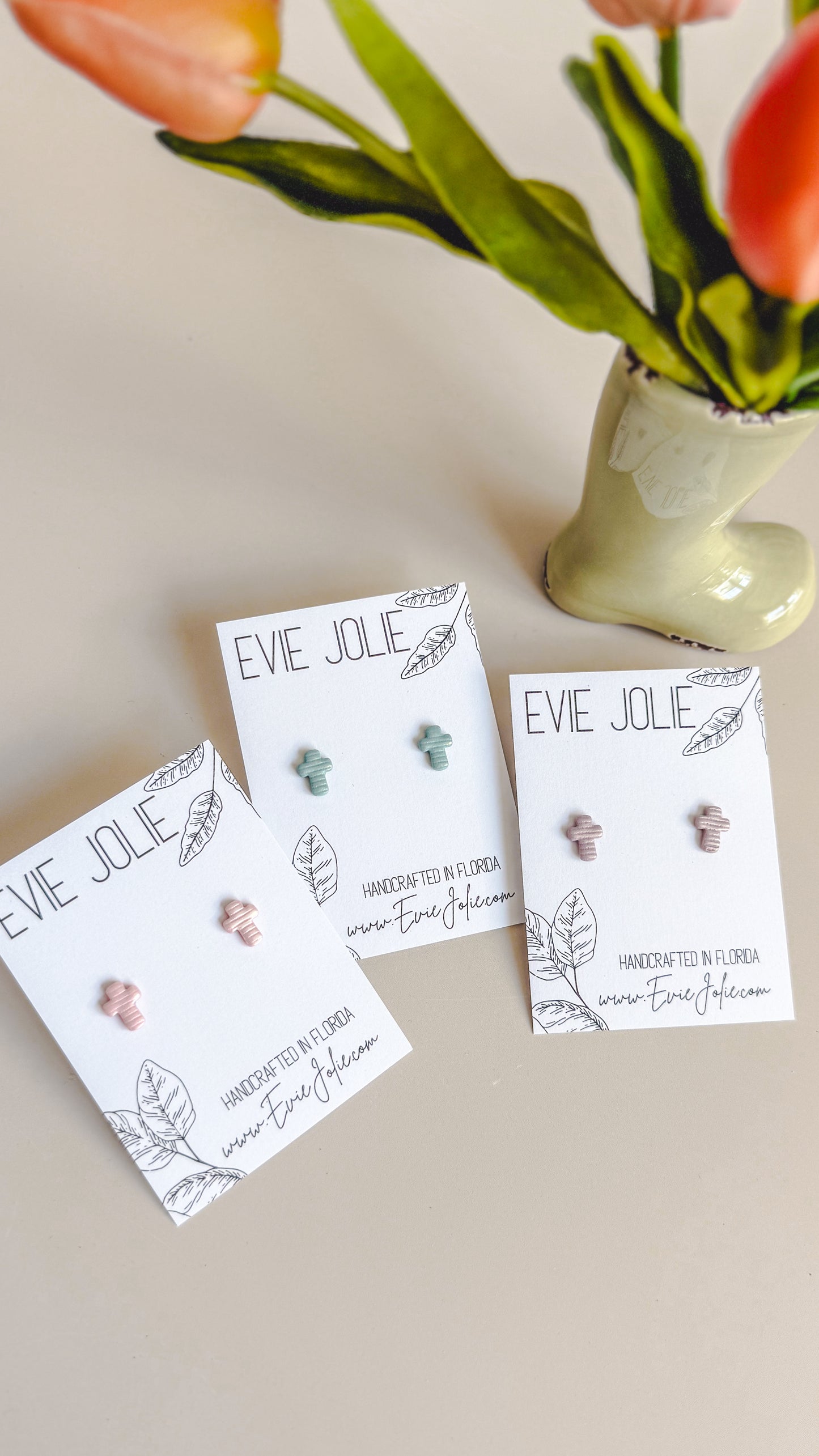 Mini Cross Studs
