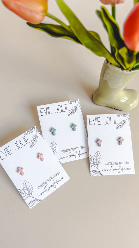 Mini Cross Studs
