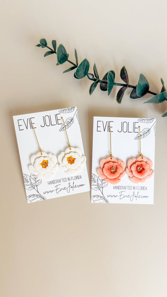 Camellia | Drop Dangles