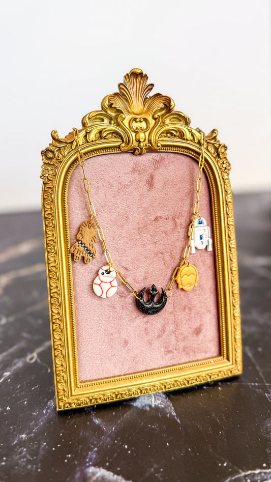 The Galaxy Beyond Charm Necklace
