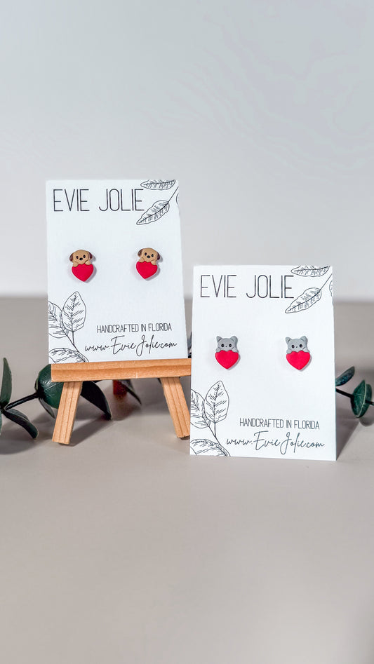 Pet Love Studs
