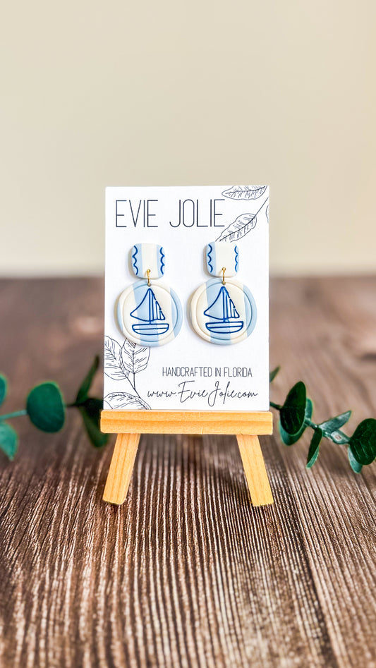 Sail Away Stripes | Dangles