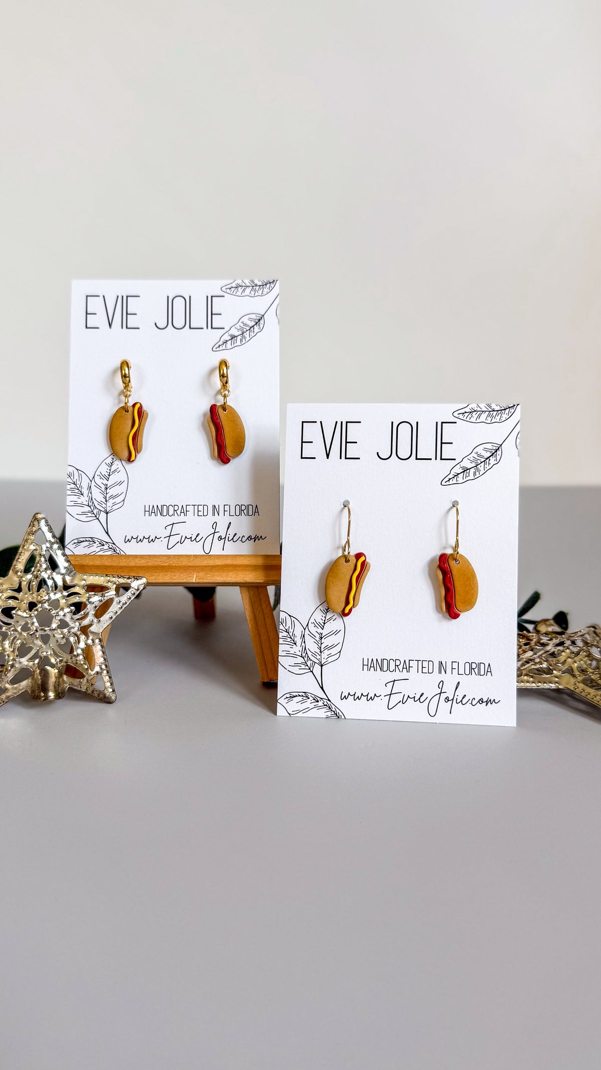 Hotdog | Dangles + Studs