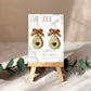 Avocado Dangles + Studs
